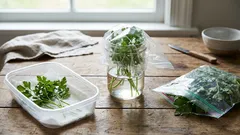 Kräuter richtig lagern: so bleiben Petersilie, Dill und Koriander länger frisch